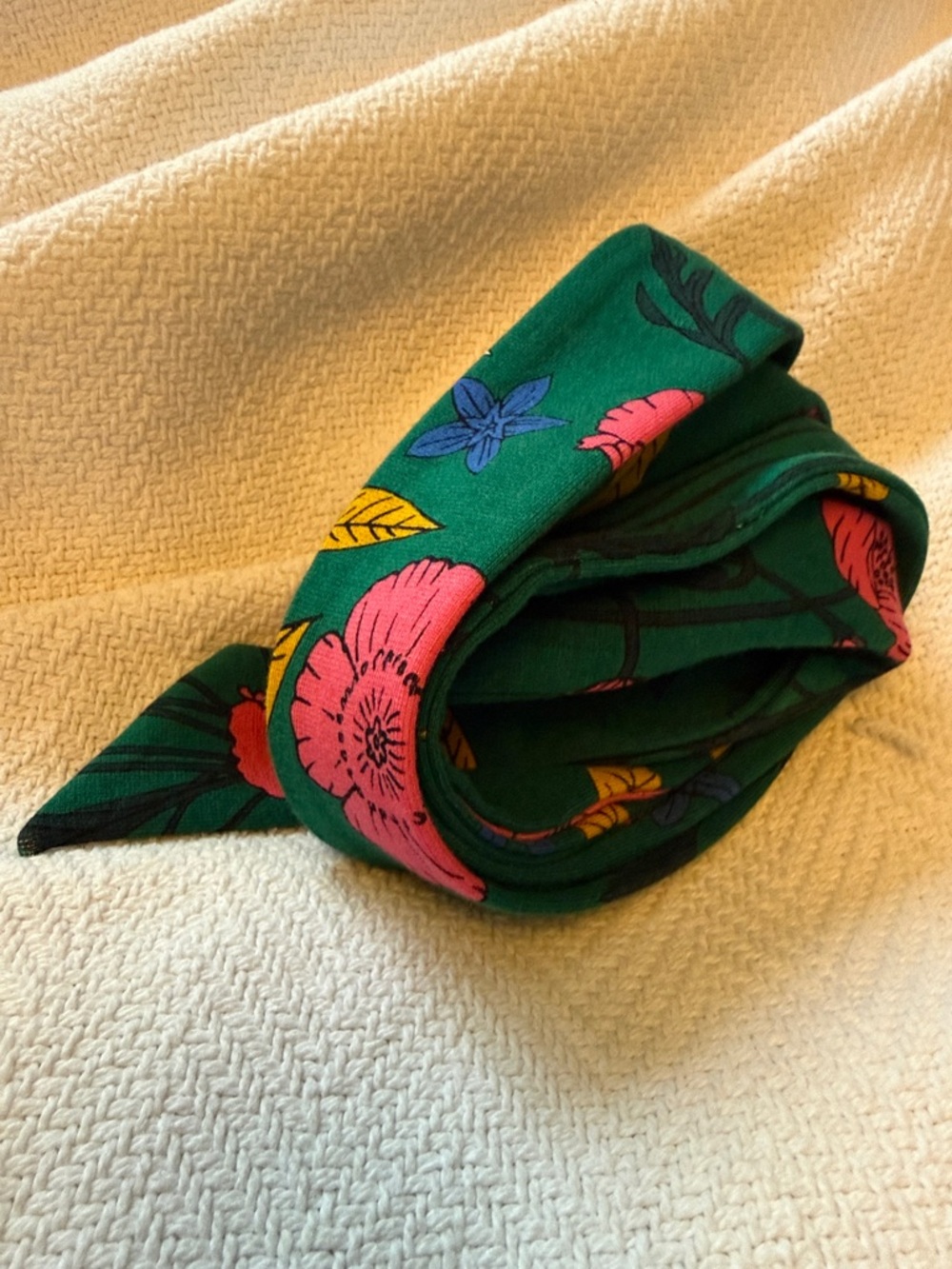 Boden Floral Green Jumpsuit Replacement Belt